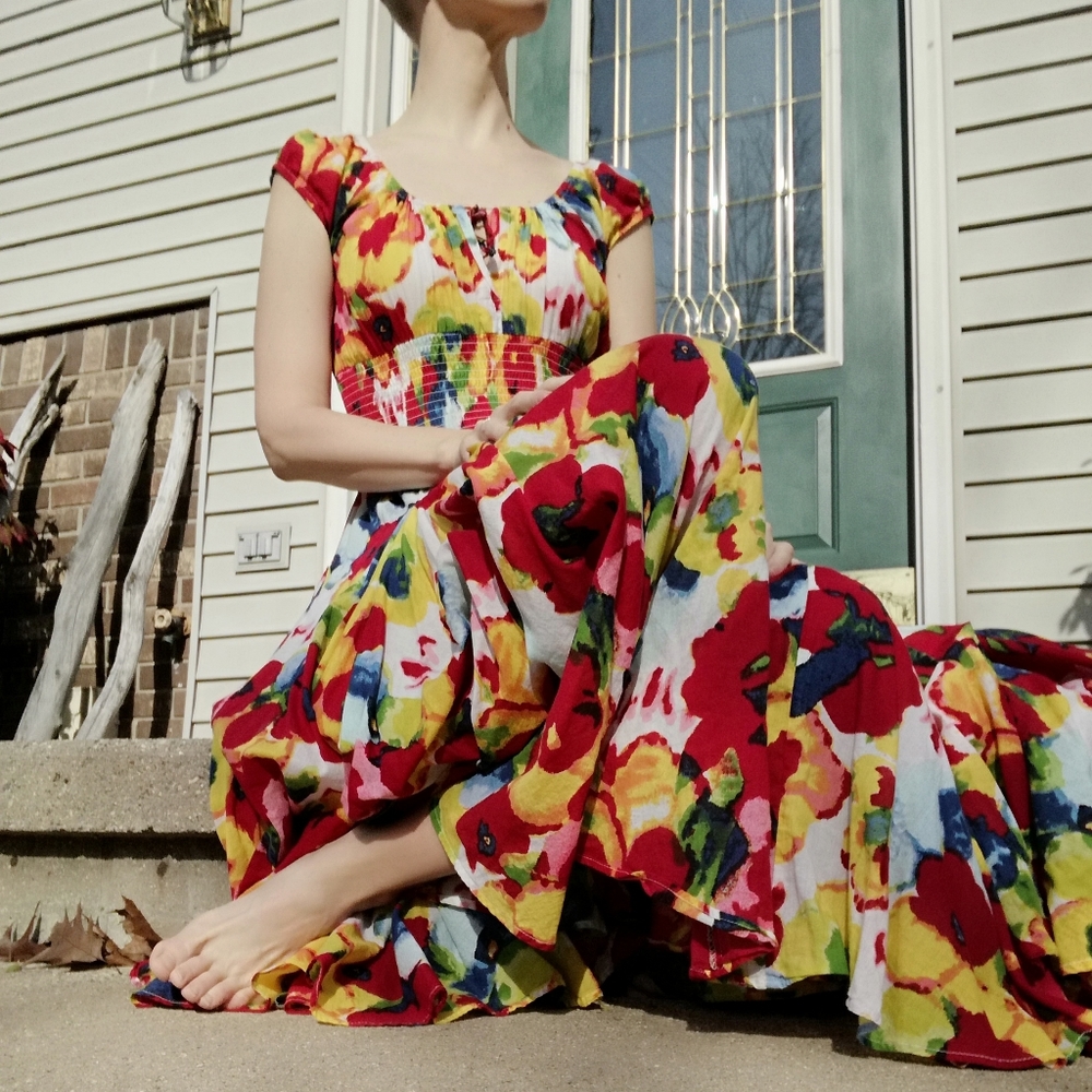 Cotton maxi dress
